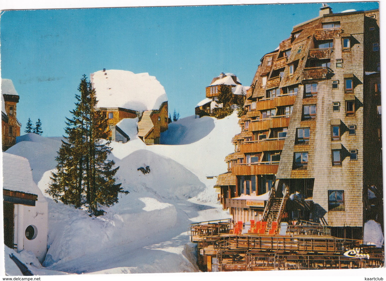 Morzine - Avoriaz - Station Sans Voitures, Bar 'Le Lappon' Et La Terrasse Du 'Dromont ****' - (Hte-Savoie)  - 1975 - Morzine