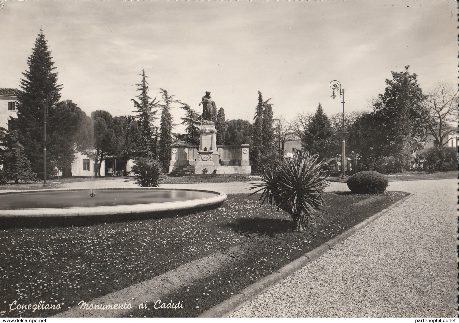 Cartolina  - Postcard /  Viaggiata -  Sent -  Conegliano, Monumento Ai Caduti. ( Gran Formato ) - Treviso