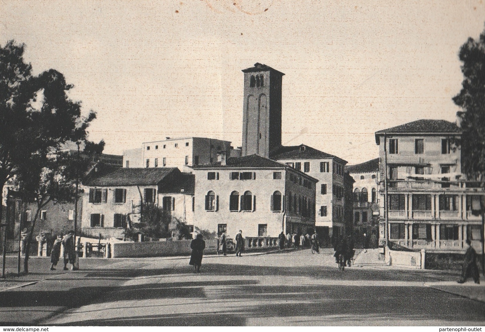Cartolina  - Postcard /  Viaggiata -  Sent -  Treviso, Ponte S. Martino. ( Gran Formato ) - Treviso