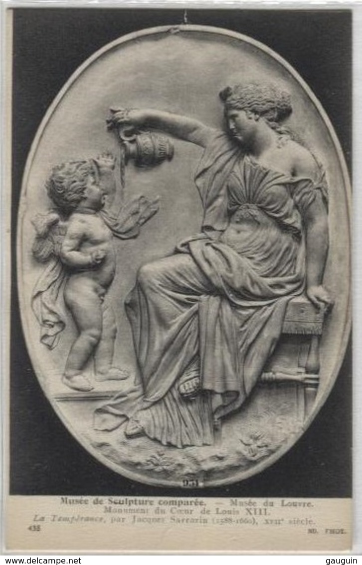 CPA - Musée Sculpture Comparée - Monument Du Coeur De Louis XIII ... - Edition ND - Sculptures