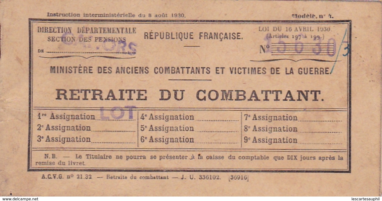 Lot Livret Militaire + Fascicule Mobilisation Guerre 14-18 Soldat 2 Eme Classe Teyssieu Lot Carte Adherent Combattants - Documents