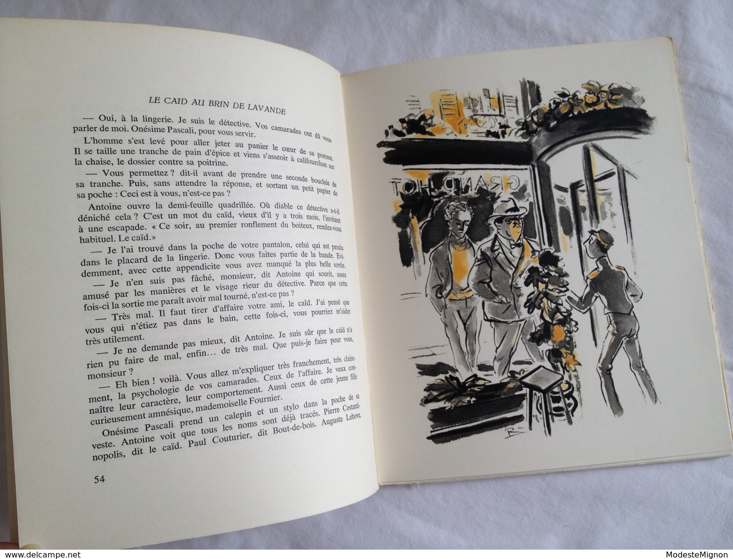 Le caïd aux brins de lavande par Adèle Fernandez. Illustrations en couleurs de Remusat. Eds La Renaissance du Livre 1963