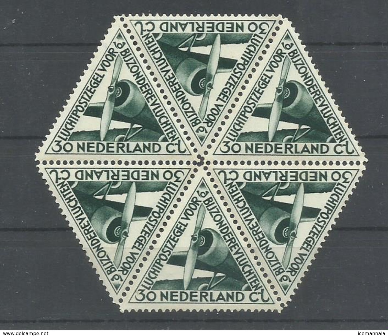 HOLANDA YVERT AEREO 10  MNH  ** - Luchtpost