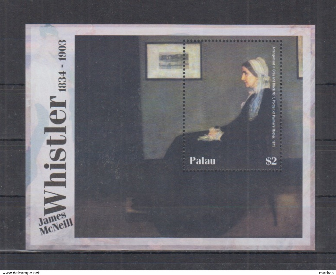Z249. Palau - MNH - Art - Painting - James McNeill Whistler - Other & Unclassified