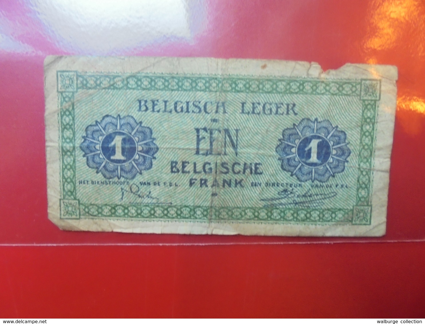 BELGIQUE 1 FRANC 1946 CIRCULER - 1-2 Francs