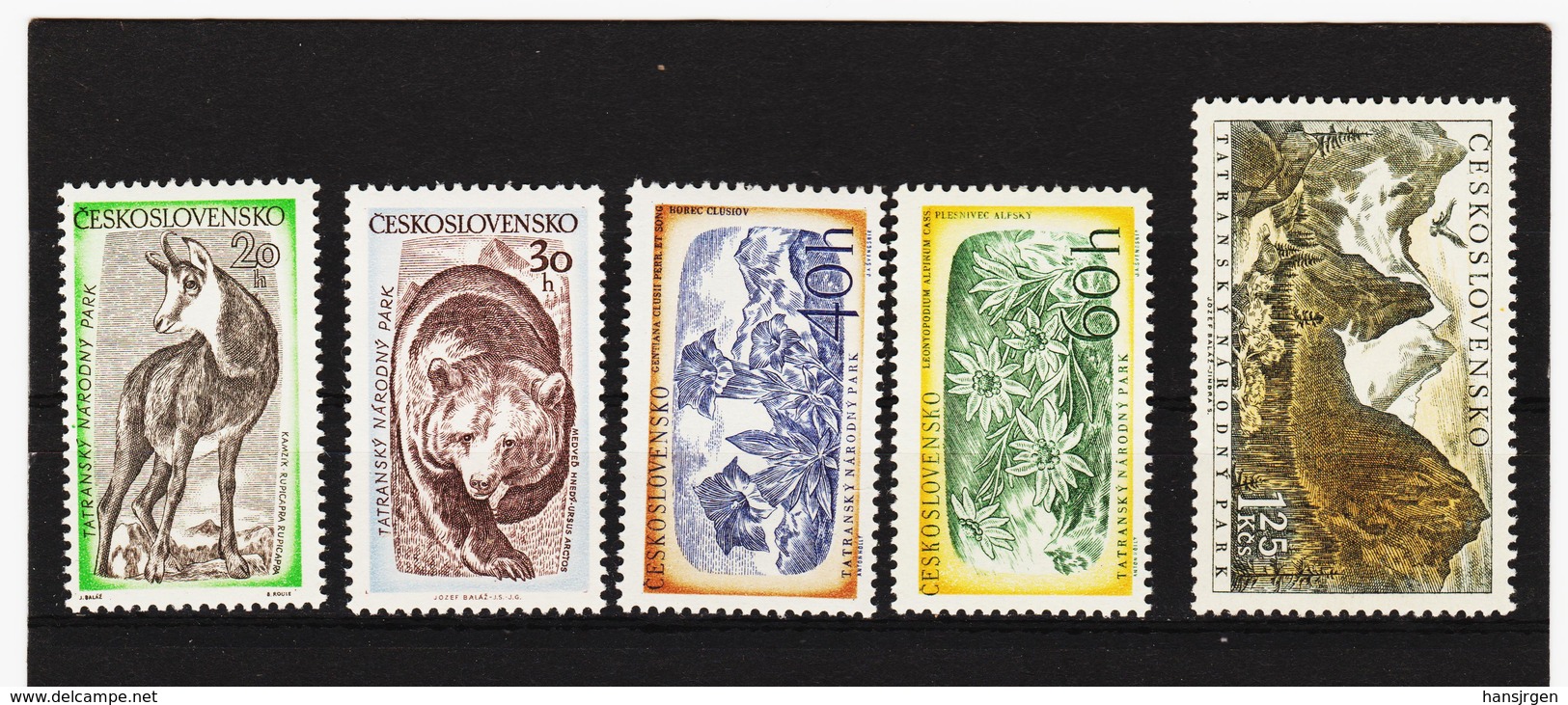 Post193 TSCHECHOSLOWAKEI CSSR 1957 MICHL 1035/39 ** Postfrisch SIEHE ABBILDUNG - Ungebraucht