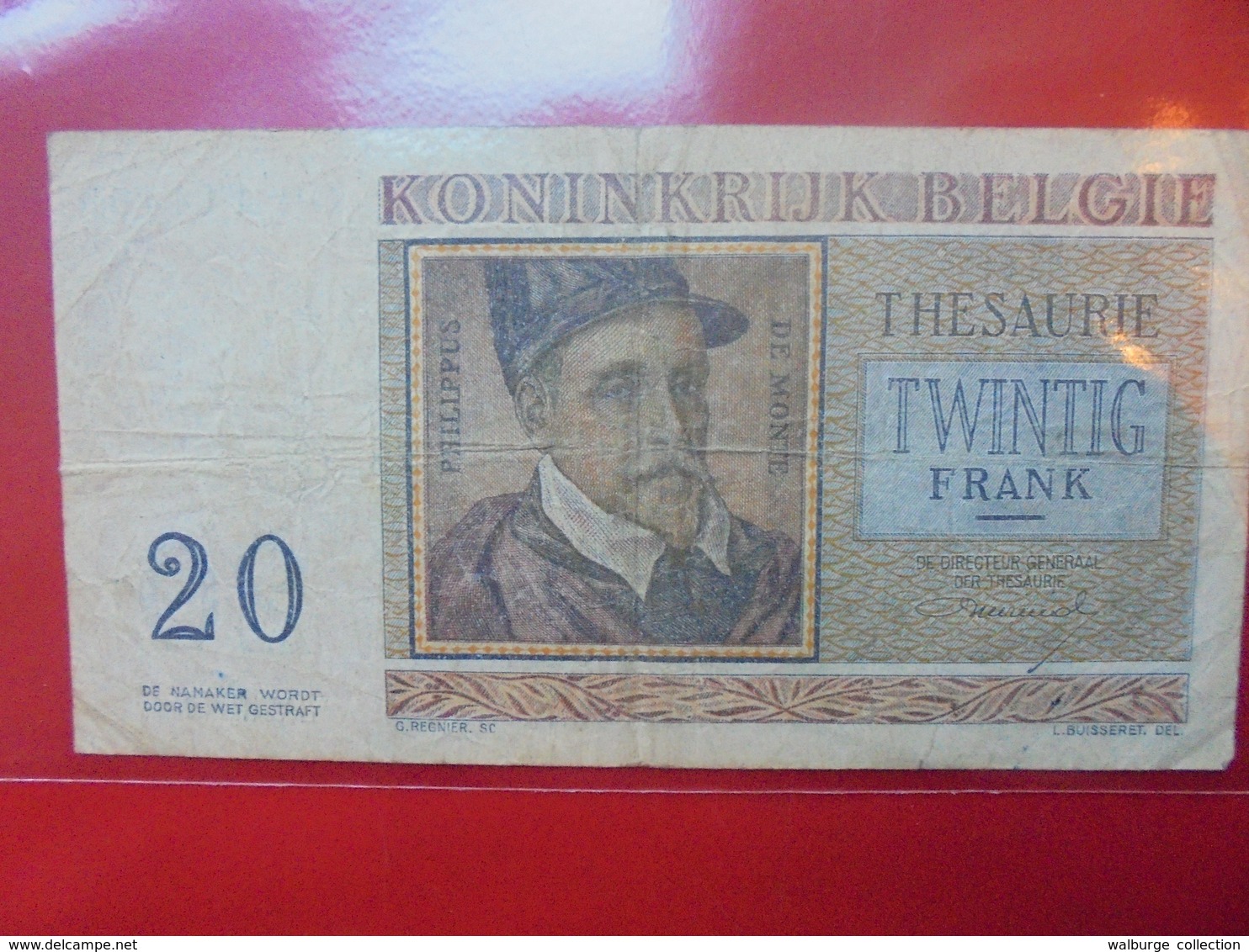 BELGIQUE 20 FRANCS 1956 CIRCULER - 20 Francs