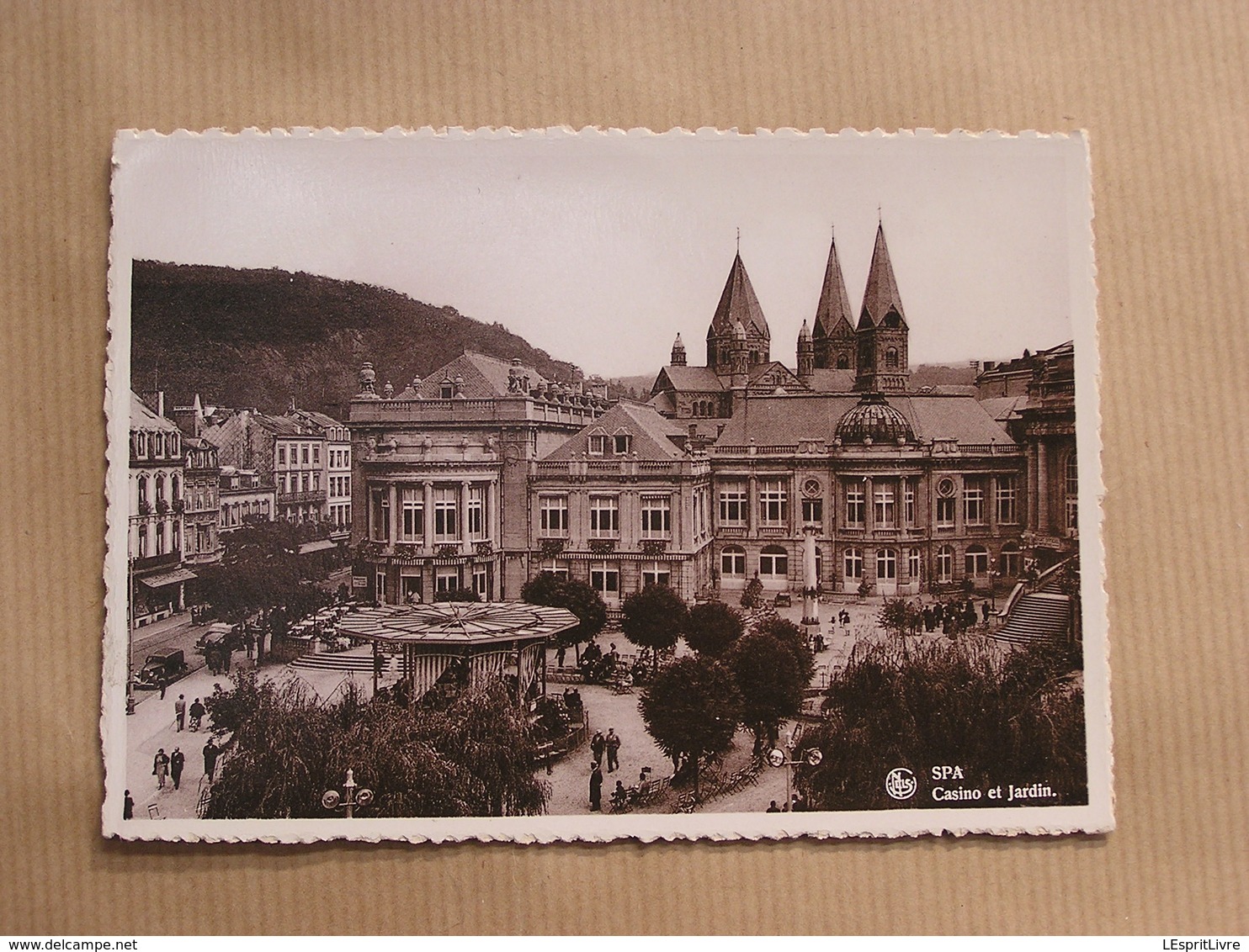 SPA Casino Et Jardins Animée  Province De Liège Belgique Carte Postale - Spa