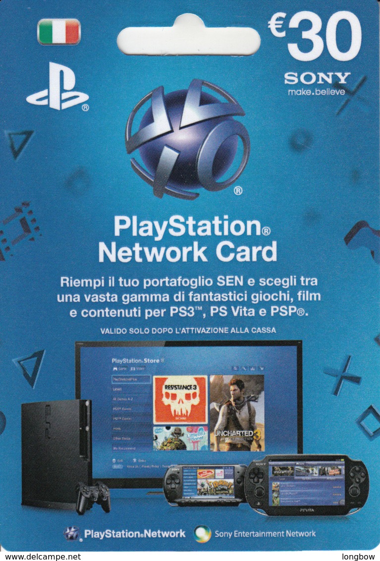 Network Card Italy PlayStation 2012_30 - Gift Cards