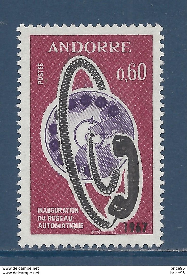 Andorre Français - YT N° 182 - Neuf Sans Charnière - 1967 - Neufs