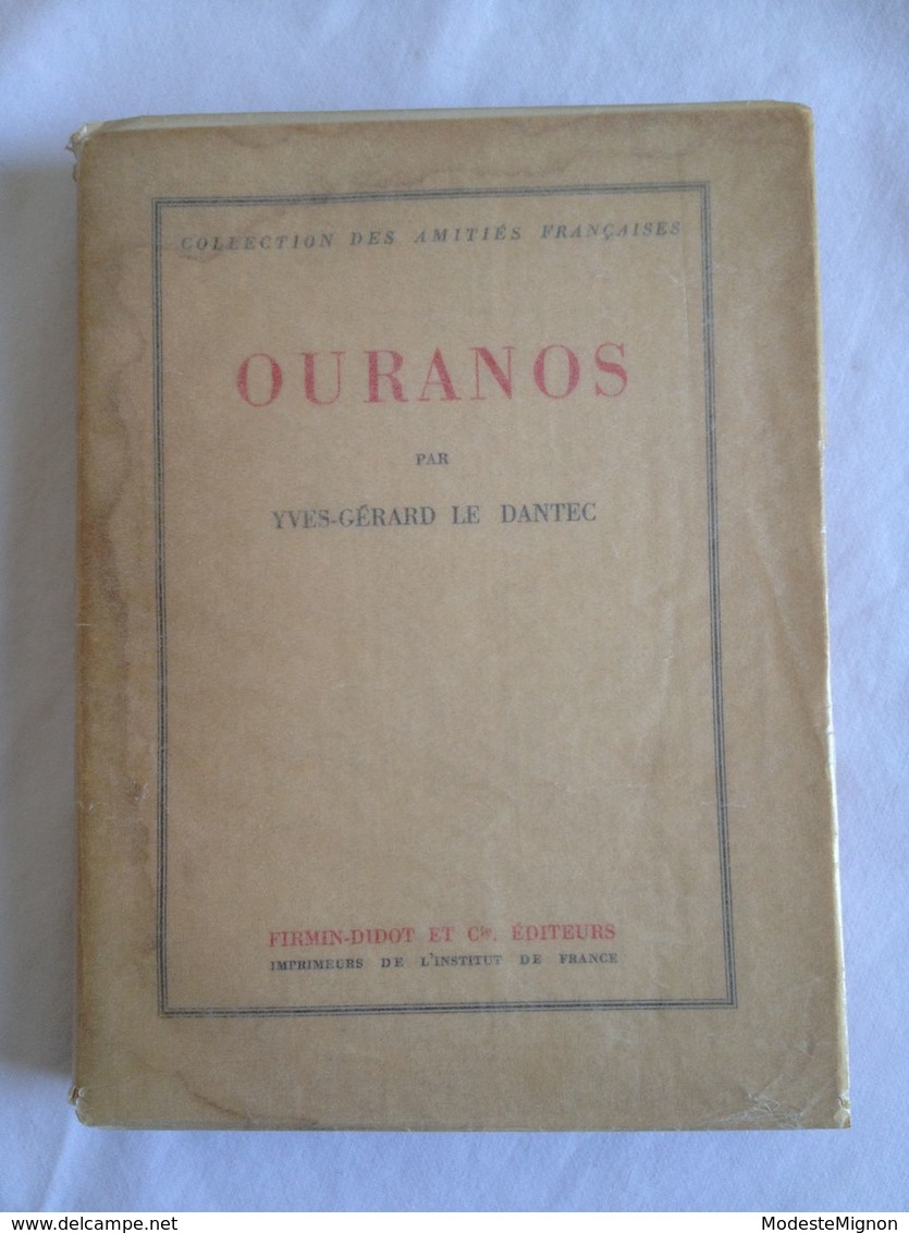 Ouranos Par Yves-Gérard Le Dantec - Livres Dédicacés