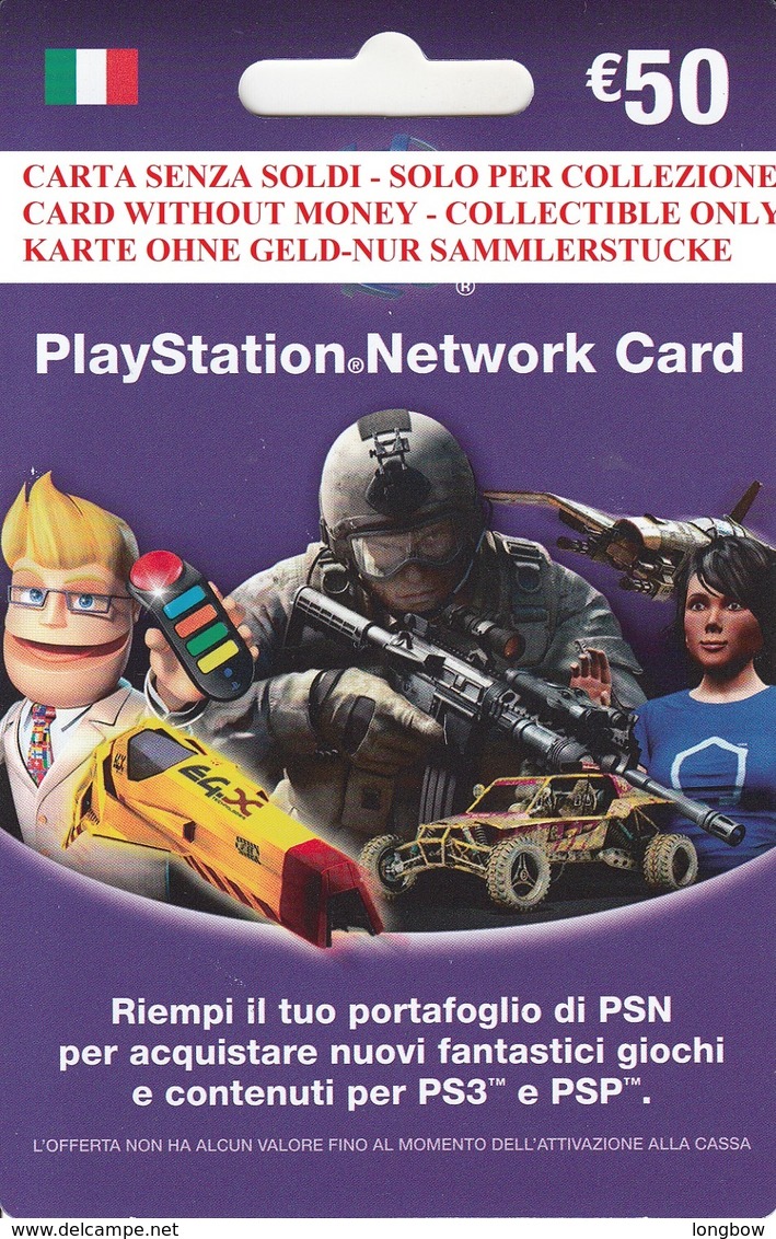 Network Card Italy PlayStation 2011 - Gift Cards