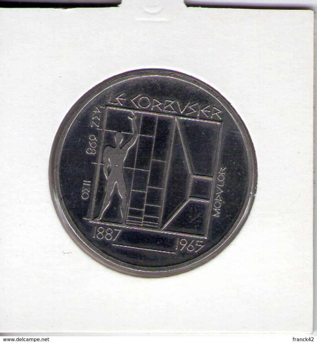 Suisse. 5 Francs. Le Corbusier. 1987 - Autres & Non Classés