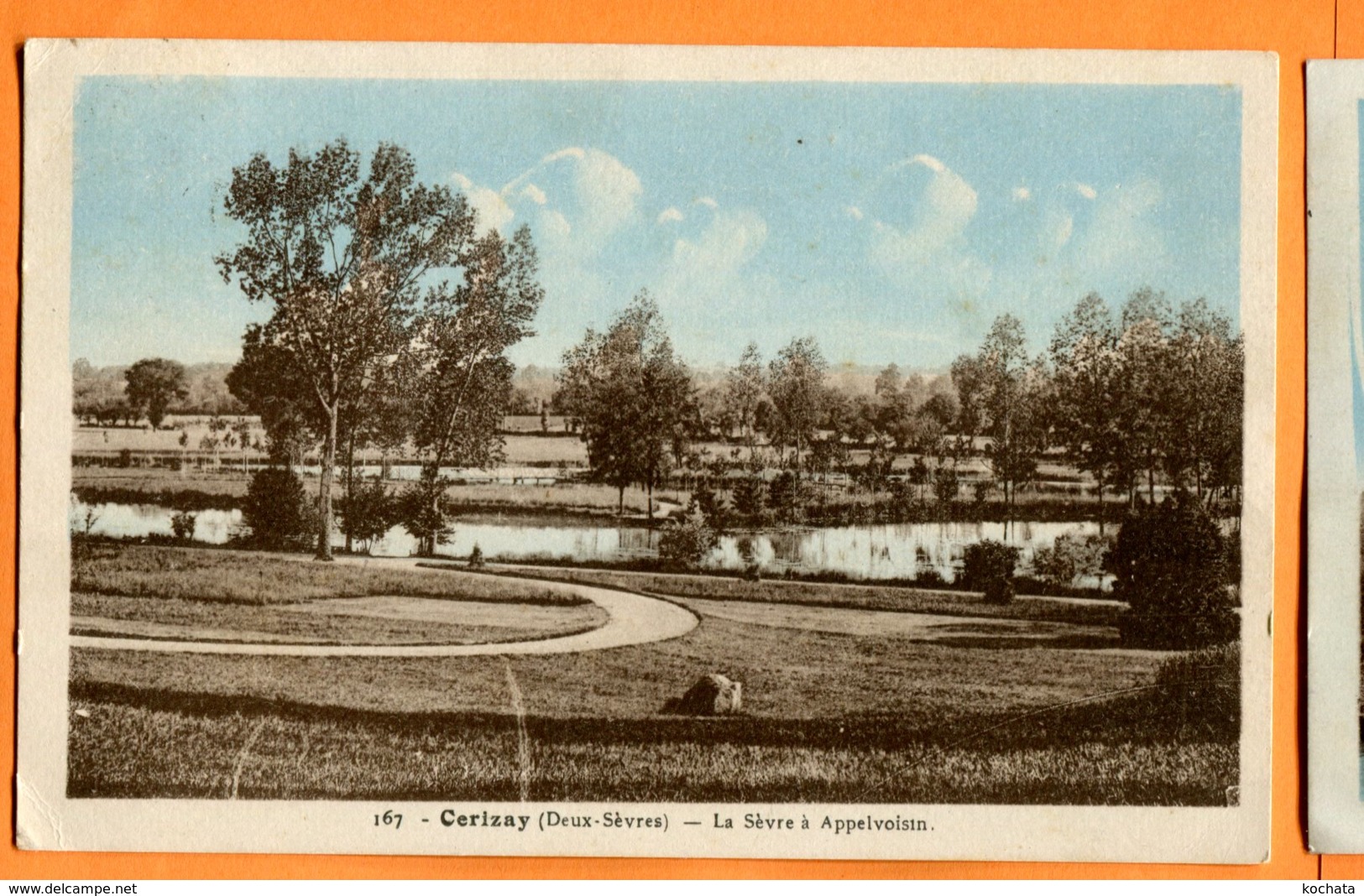 SPR519, Cerizay, La Sèvre à Appelvoisin, 167, Circulée 1933 - Cerizay