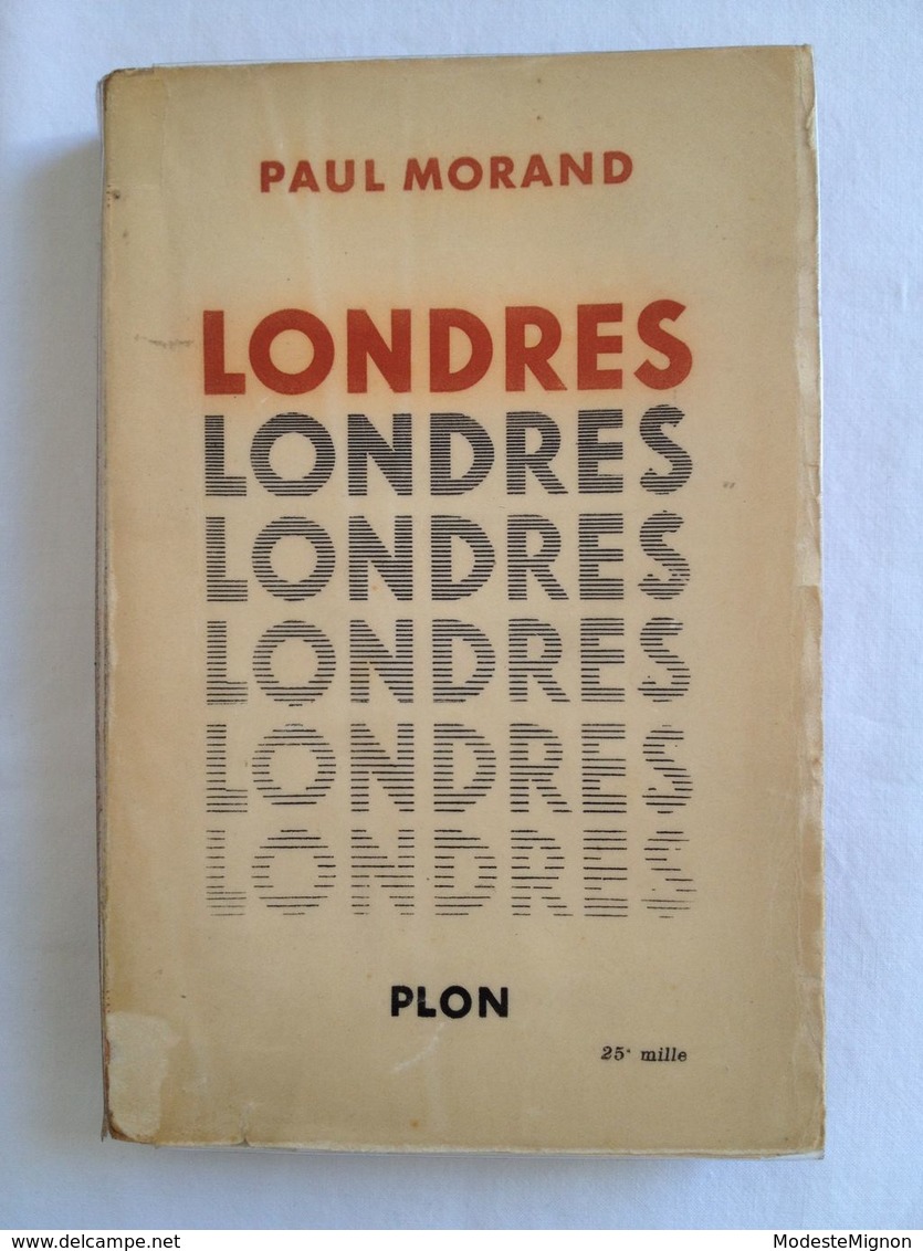 Londres De Paul Morand - Dédicace De L'auteur - Signierte Bücher