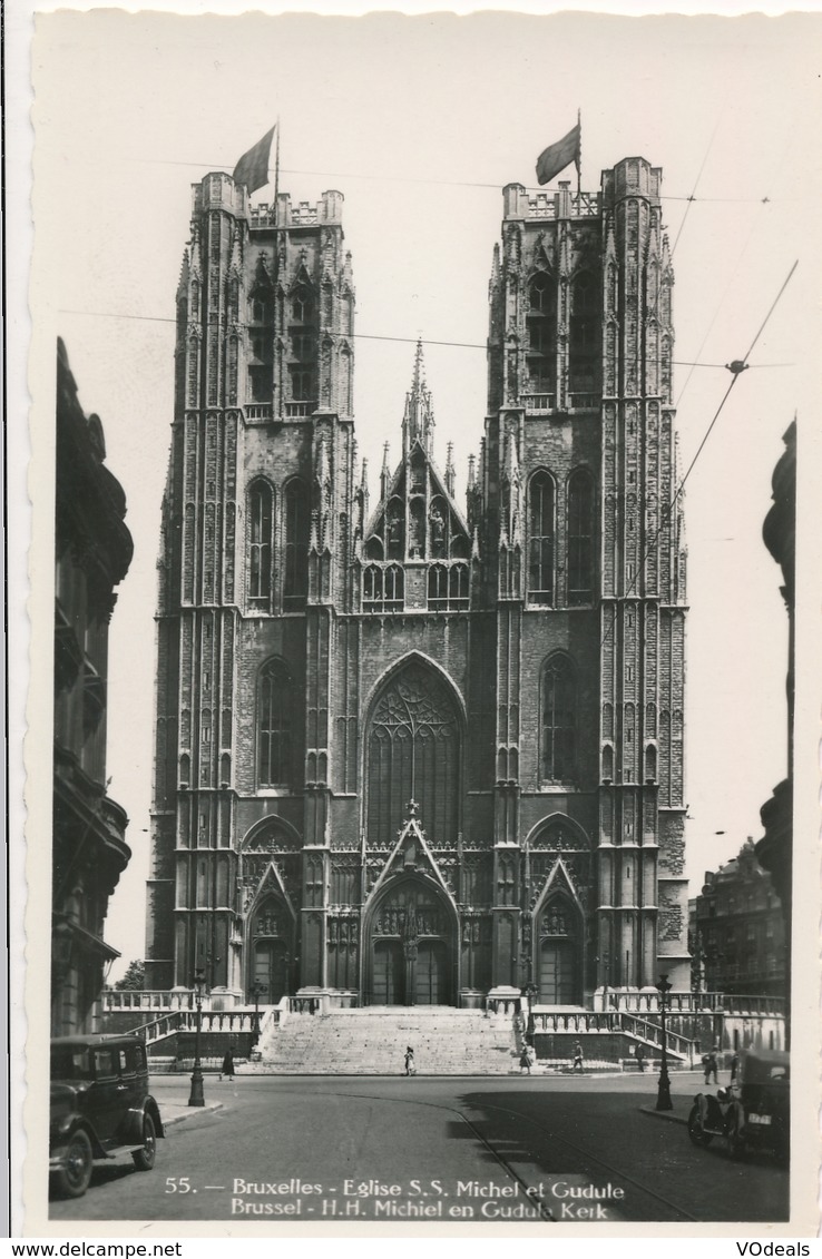 CPSM - Belgique - Brussels - Bruxelles - Eglise S.S. Michel Et Gudule - Monumenten, Gebouwen