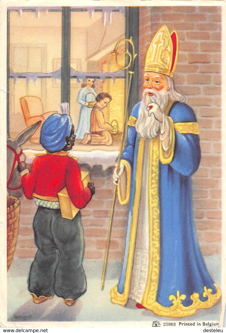 Sinterklaas Santa Claus  21063 No Postcard 10,5 * 15 Cm - Saint-Nicolas
