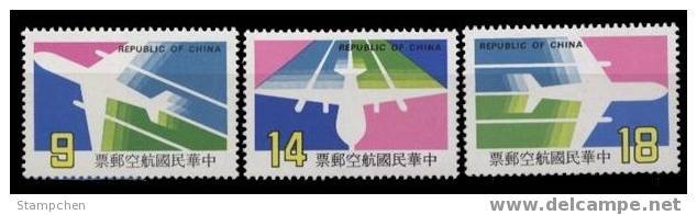 Taiwan 1987 Airmail Stamps Rep China Plane Airplane - Airmail