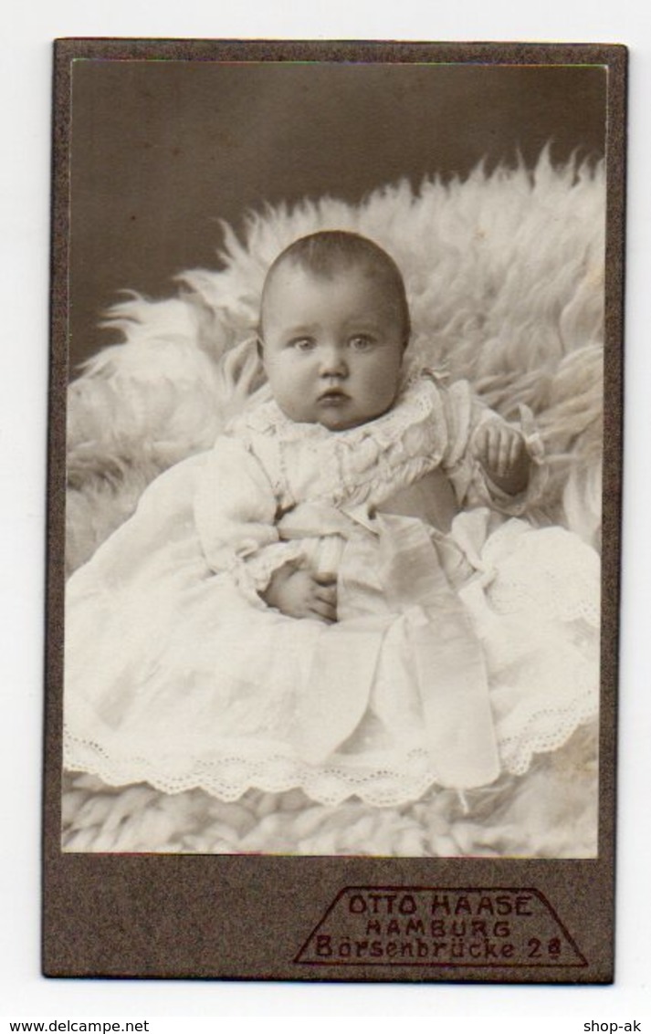 W9F99/ CDV Foto Baby  Atelier Otto Haase, Hamburg Ca.1910 - Sonstige & Ohne Zuordnung