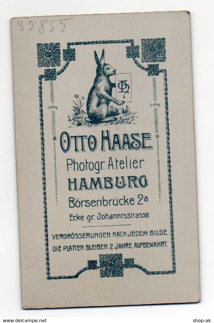 W9F99/ CDV Foto Baby  Atelier Otto Haase, Hamburg Ca.1910 - Sonstige & Ohne Zuordnung