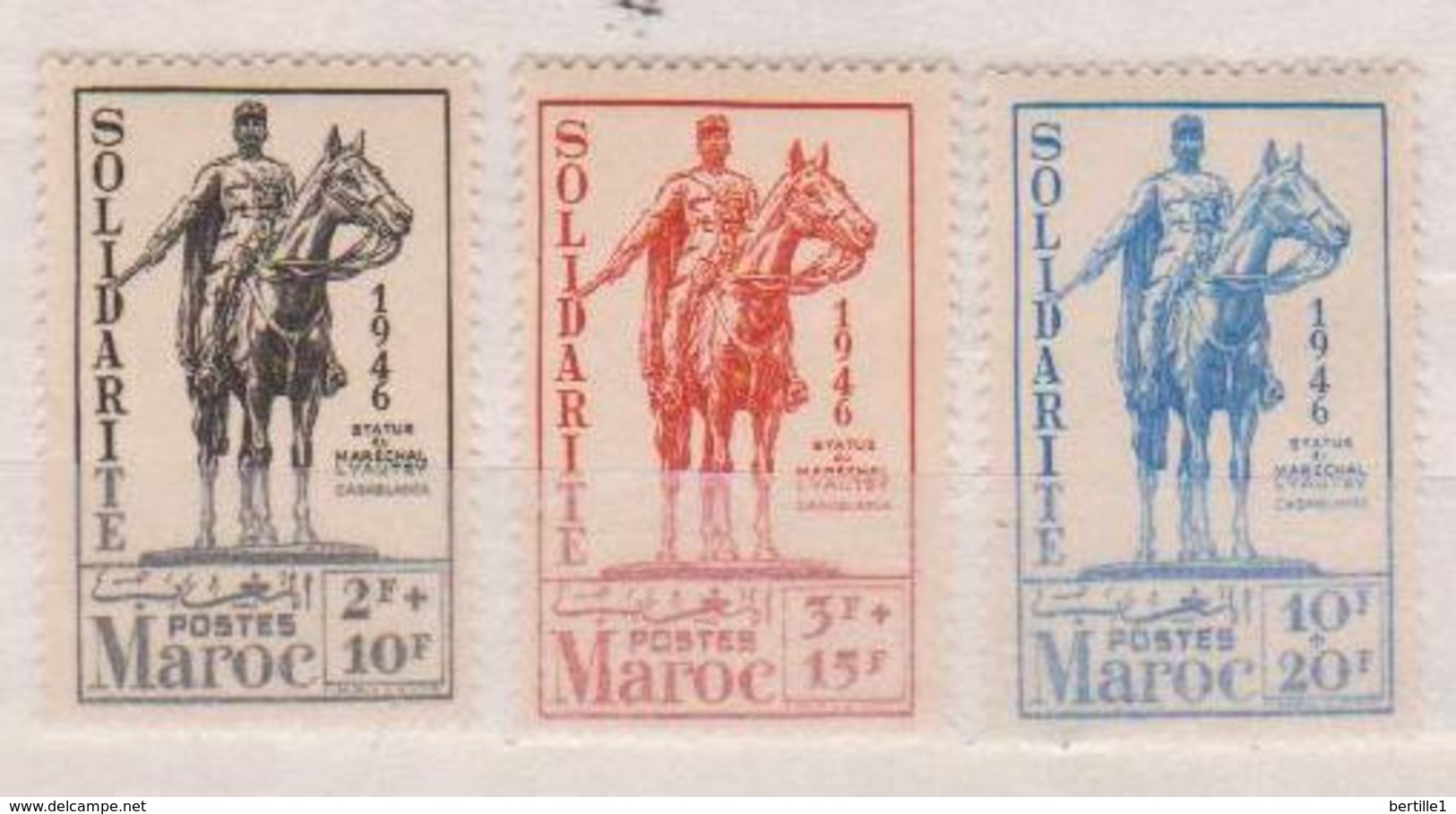 MAROC         N°  YVERT    241/243    NEUF AVEC CHARNIERE      ( Char 02/18 ) - Unused Stamps