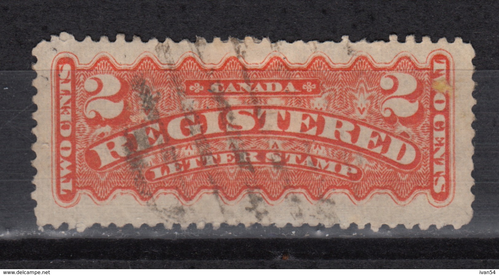 CANADA Registered Mail N° 1 – (0) – (1875-88) Used - Registration & Officially Sealed