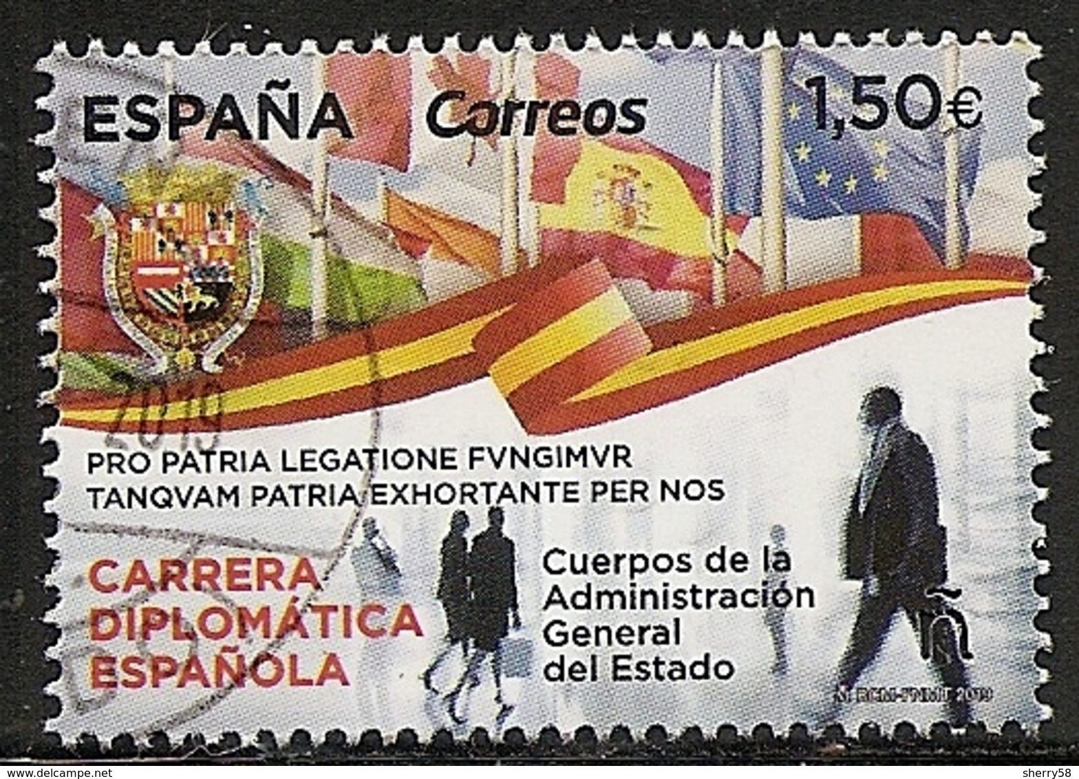 2019-ED. 5293 -COMPLETA-Cuerpos De La Administración Del Estado. Carrera Diplomática Española-USADO- - Used Stamps