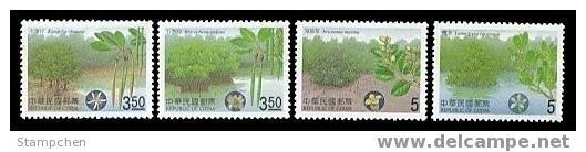 Taiwan 2005 Mangrove Plants Stamps Flower Wetland Forest Flora - Unused Stamps