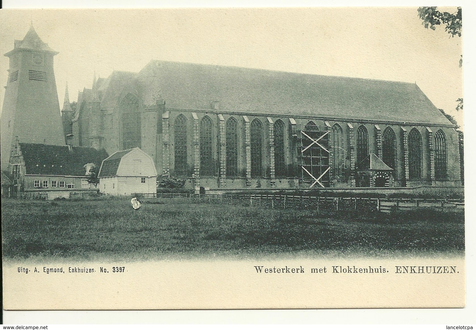 ENKHUIZEN / WESTERKERK MET KLOKKENHUIS - Enkhuizen