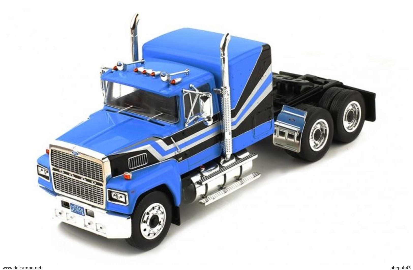 Ford LTL - 9000 - 1978 - Blue & Black - Ixo - Ixo