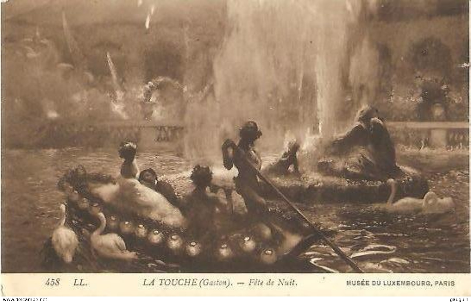 CPA - Gaston LA TOUCHE (peintre Né Le 24 Octobre 1854 à Saint-Cloud) - "Fête De Nuit" - Musée Luxembourg - Edition L.L. - Peintures & Tableaux