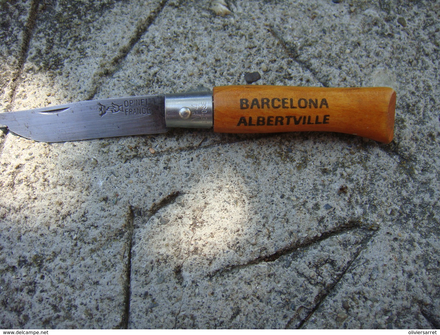 Couteaux Opinel N04 Ref 200 Barcelona Albertville - Pop Art