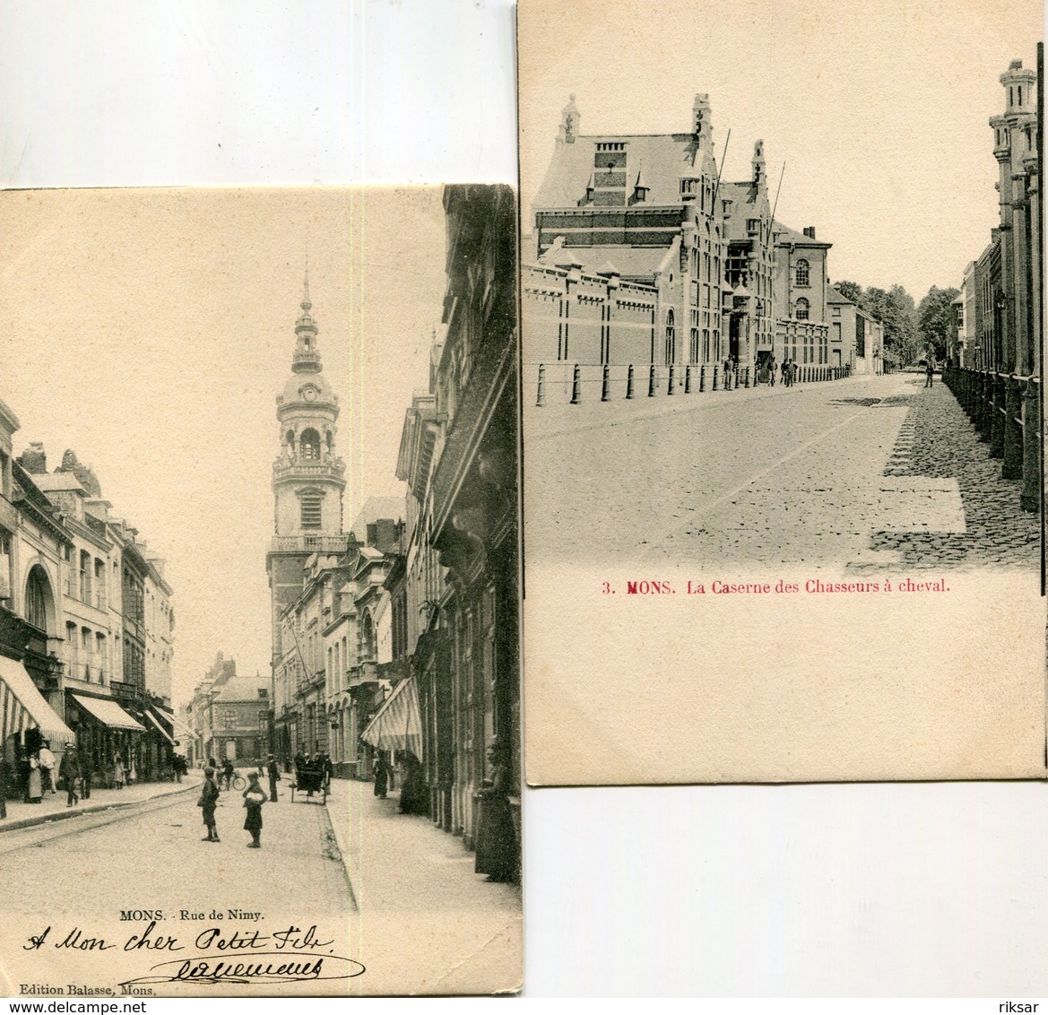 BELGIQUE(MONS) LOT DE 11 CARTES - Mons