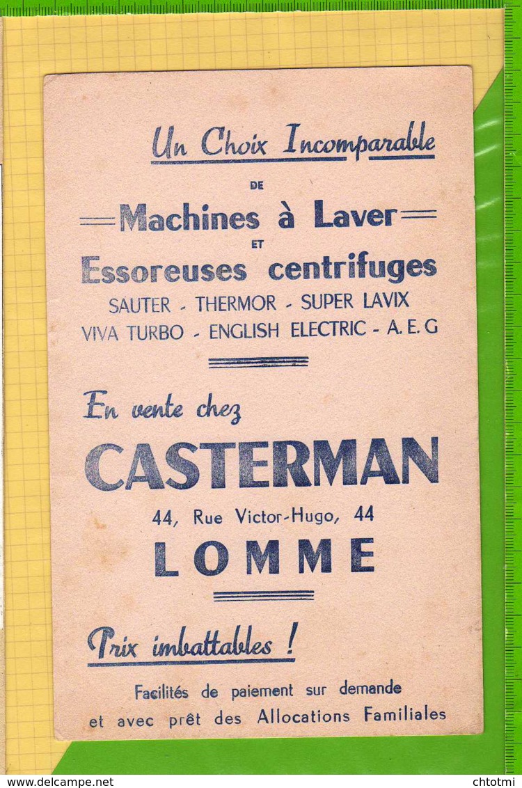 Buvard & Blotting Paper : Machine A Laver CASTERMAN  En Vente Chez CASTERMAN LOMME - Wash & Clean