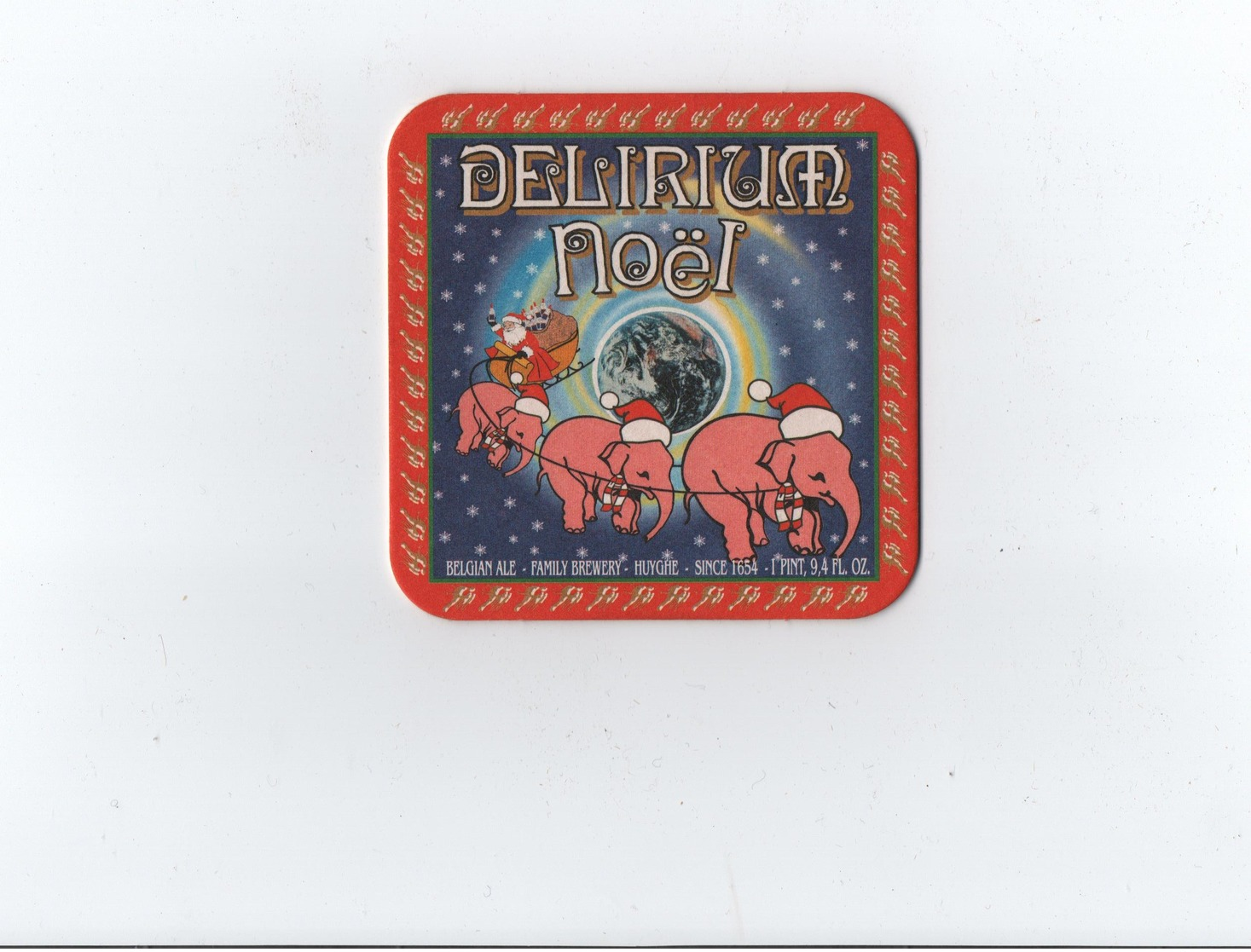 Sous Bock  : DELIRIUM NOEL - Beer Mats