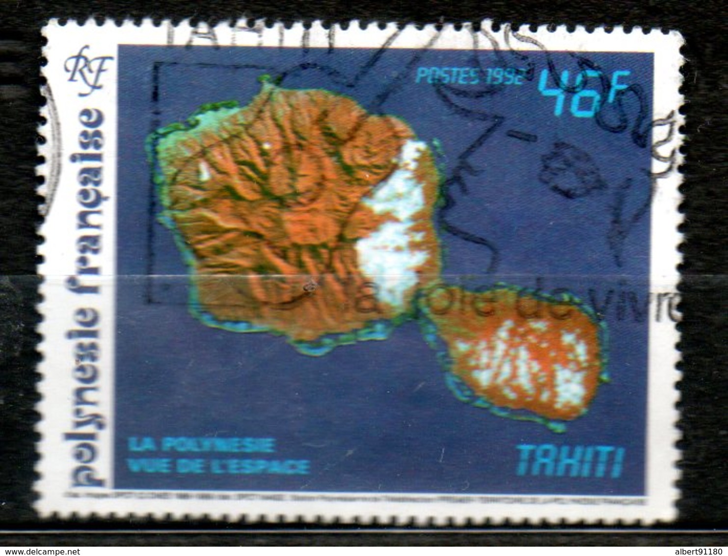 POLYNESIE Vue Des Iles 1992 N°405 - Oblitérés