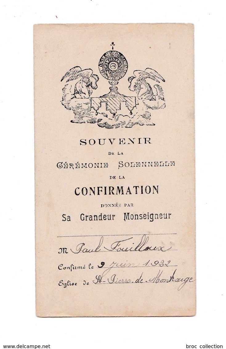 Délivrance D'un Possédé à Capharnaum, Confirmation De Paul Fouilloux, Saint-Pierre De Montrouge, 1922 - Images Religieuses