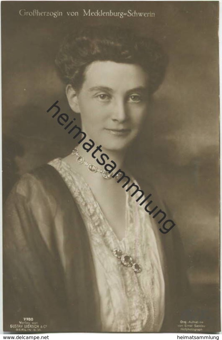 Großherzogin Alexandra Von Mecklenburg-Schwerin - Verlag Gustav Liersch Berlin - Königshäuser