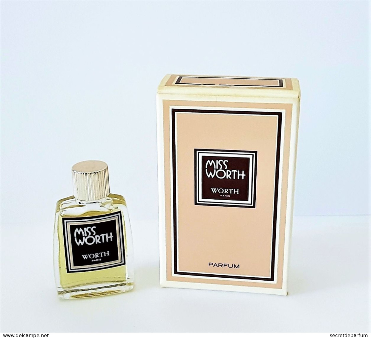 Miniatures De Parfum MISS WORTH  De WORTH   PARFUM   5 Ml  + BOITE - Miniatures Femmes (avec Boite)