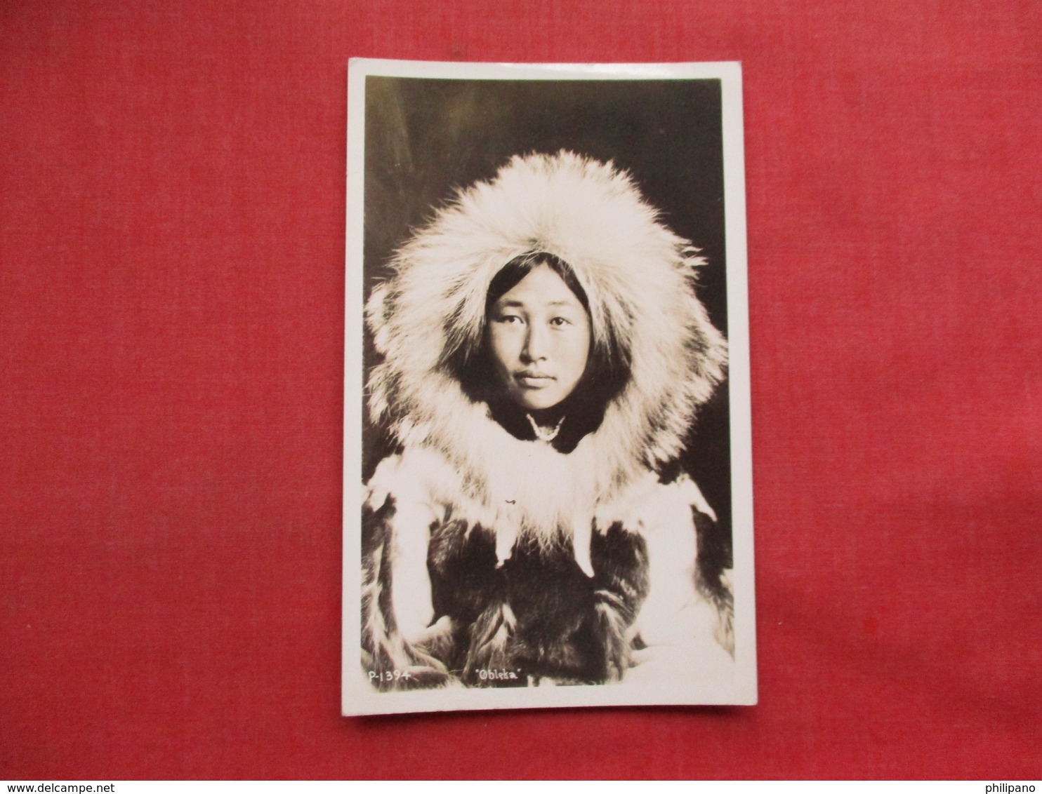 RPPC   Female Obleka------ Ref 3355 - Native Americans