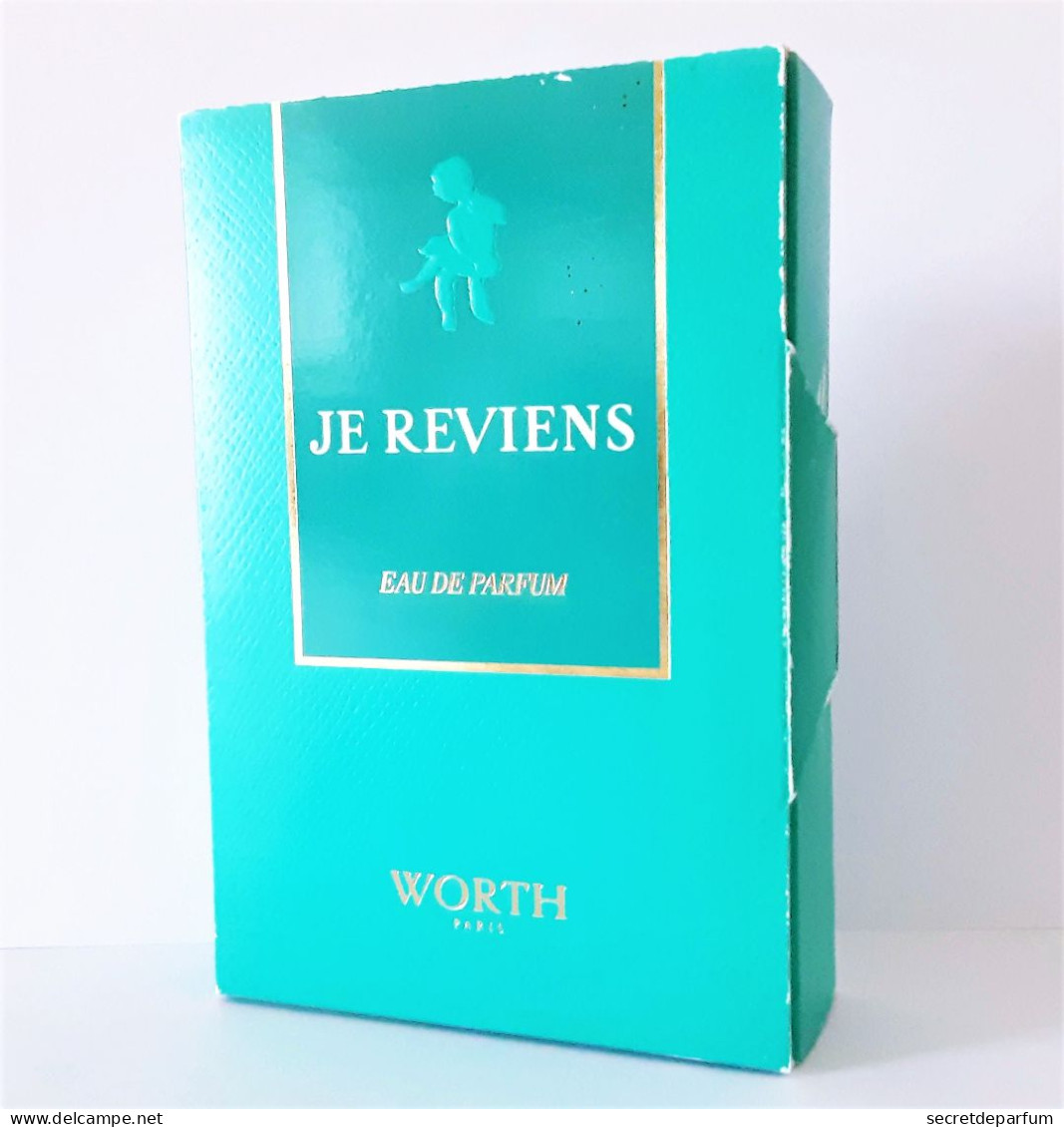 miniatures de parfum JE REVIENS   de WORTH   EDP   7 ml  + BOITE COFFRET