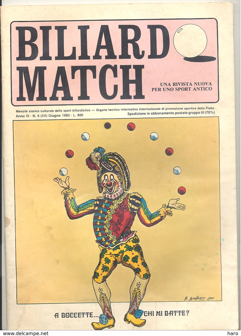 Revue " Billardo Match " 1980 - Billard  (jm) - Sport