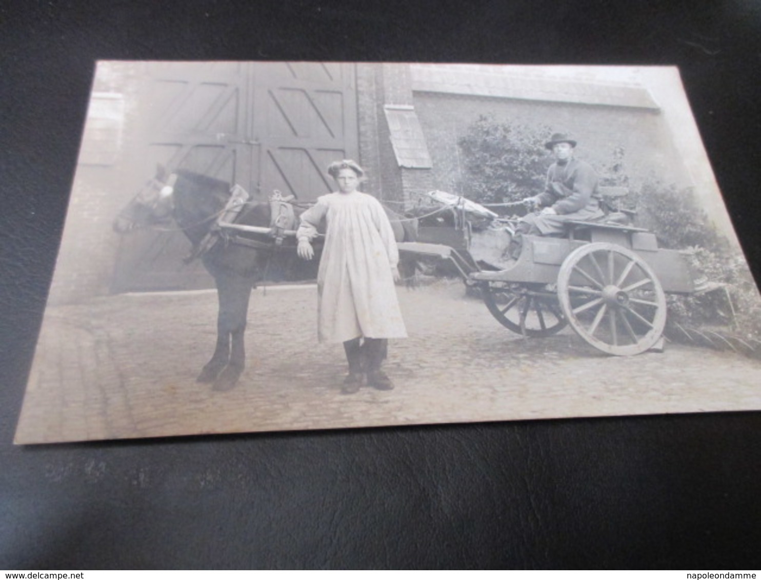 Oude Foto, Paard En Kar - Métiers