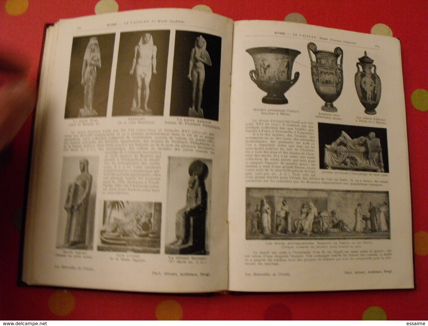 Rome. Les Merveilles De L'italie. 1045 Illustrations. Sd Vers 1950. Couverture En Relief (Vatican) - Unclassified