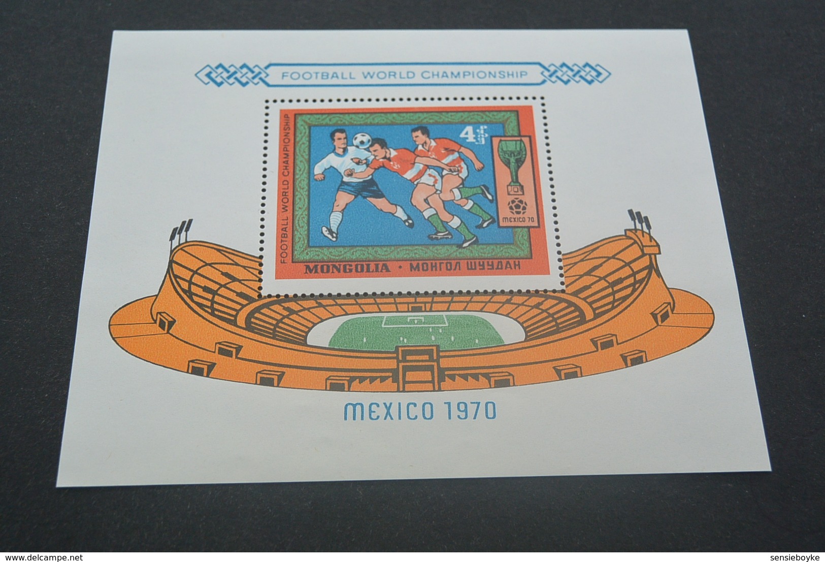 M6253 - Bloc MNH Mongolia - Mexico 1970 - Football World Championship - 1970 – Mexique