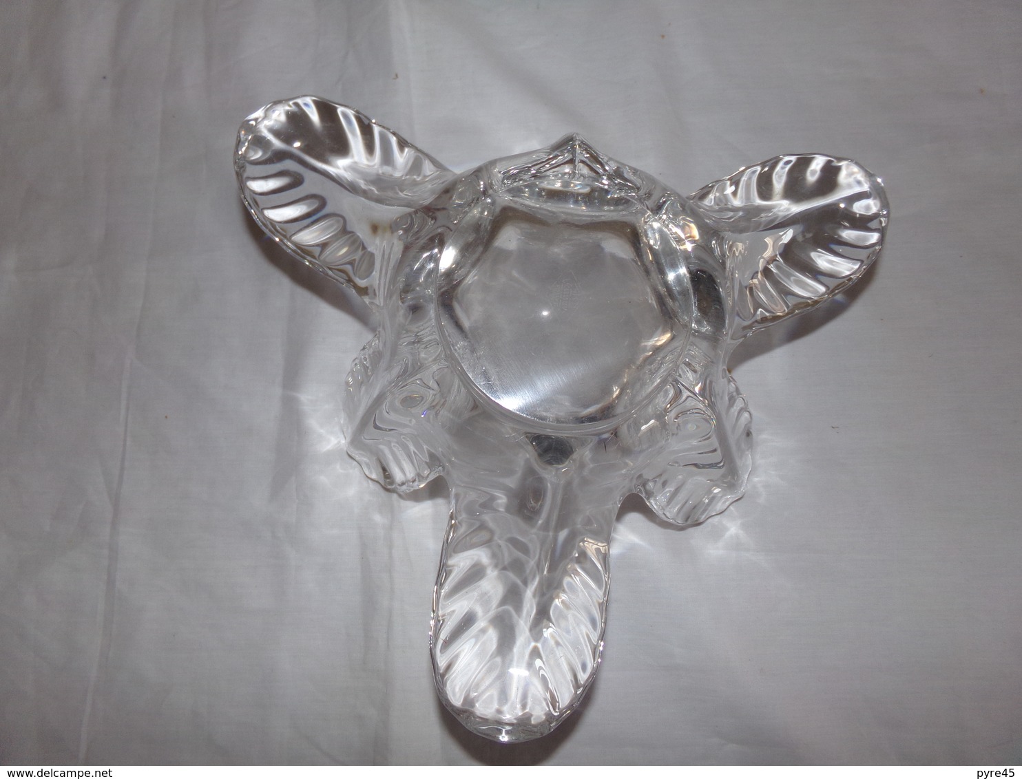 Coupe En Forme De Pétale En Cristal De Vannes - Verre & Cristal