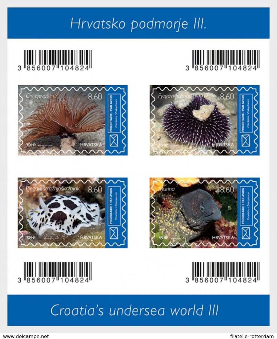 Kroatië / Croatia - Postfris / MNH - Sheet Onderzeewereld 2019 - Kroatië