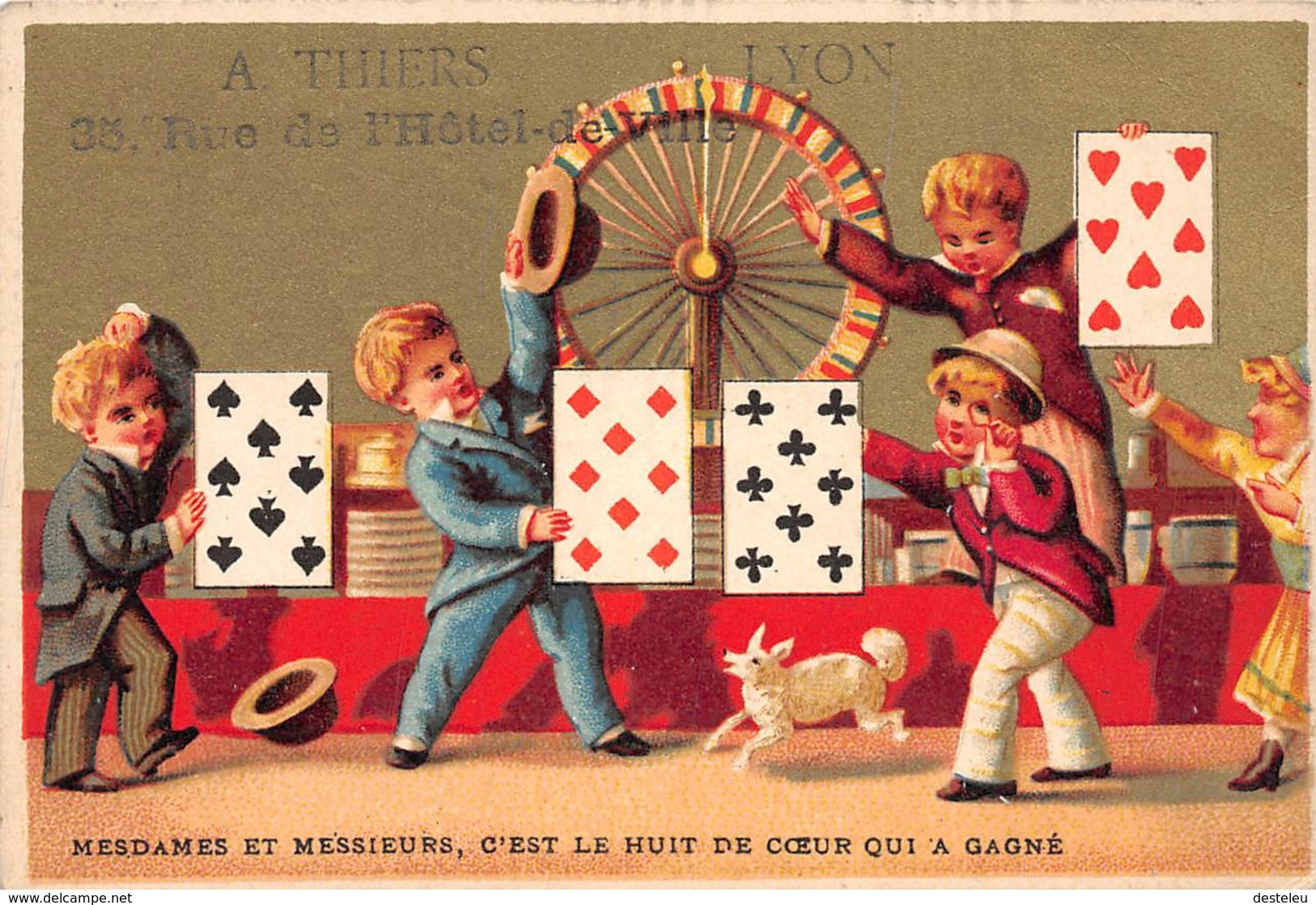 Playing Cards  A Thiers Lyon Commercial Card - Speelgoed & Spelen