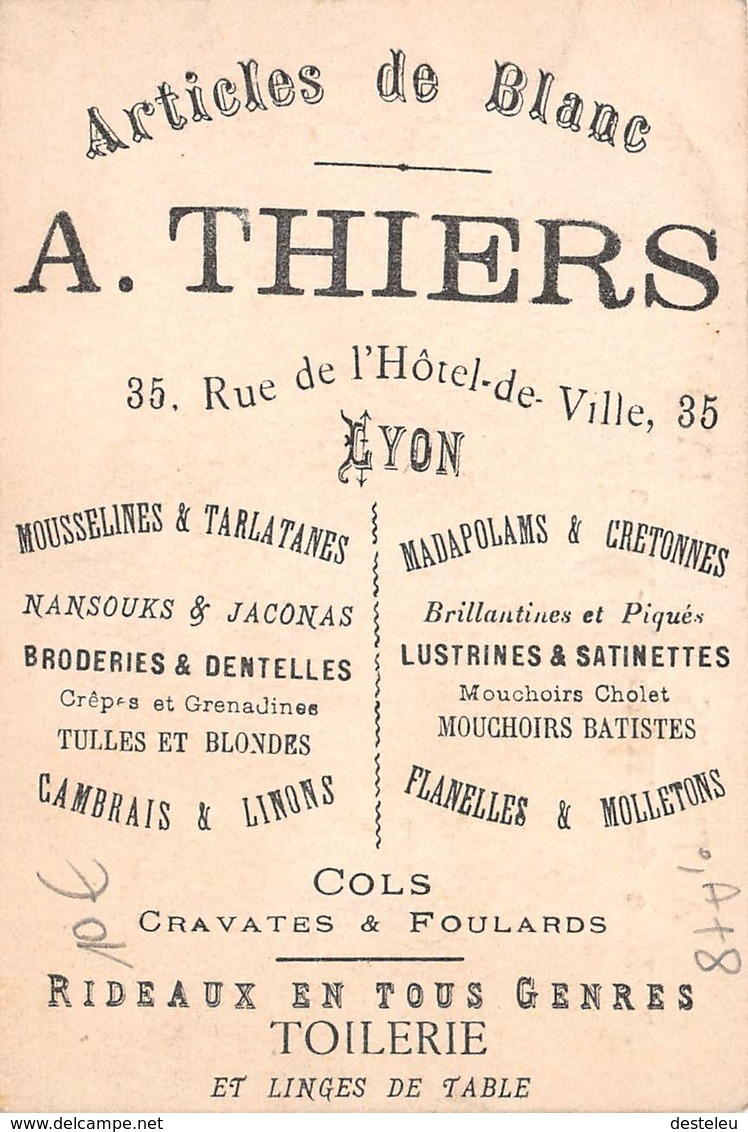 Playing Cards  A Thiers Lyon Commercial Card - Spielzeug & Spiele