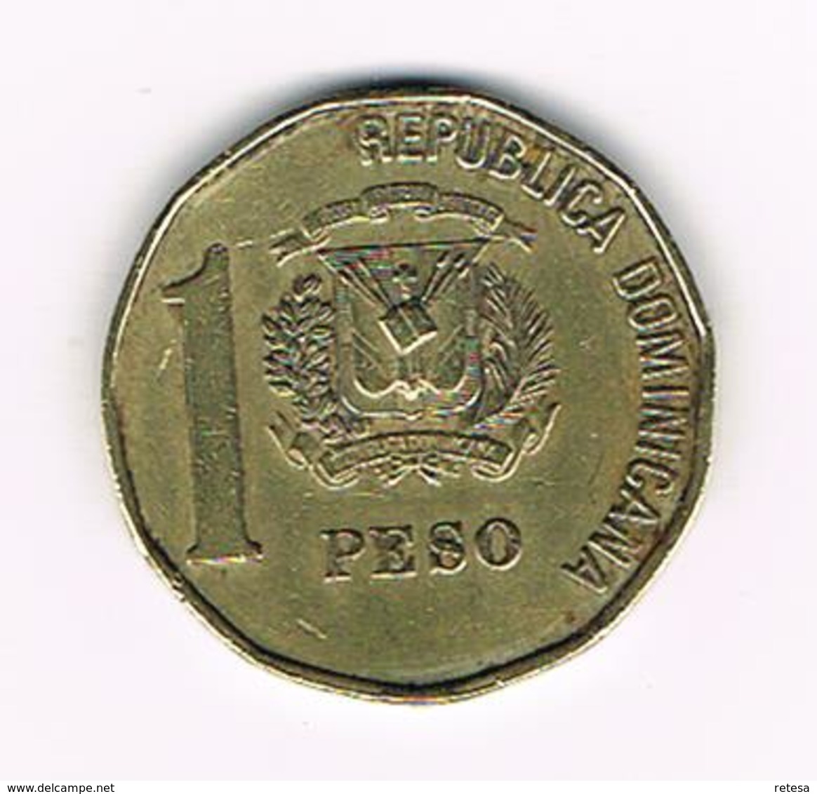 //  DOMINICAANSE  REPUBLIEK  1 PESO  1991 - Dominicana